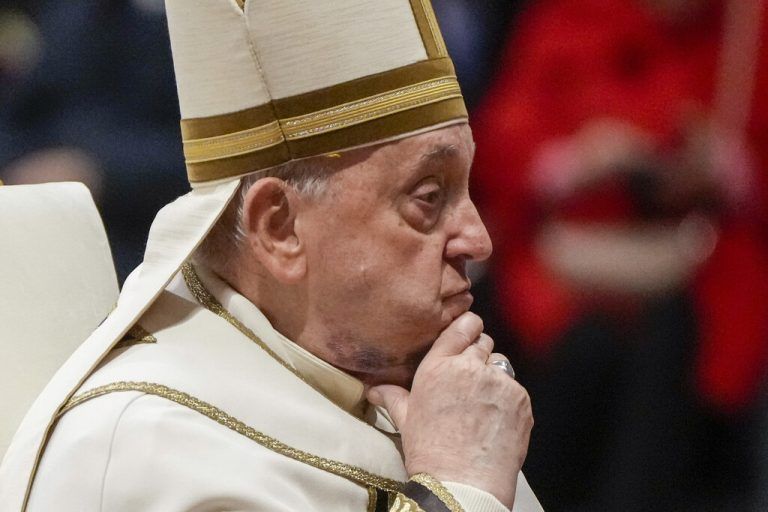 Papst Franziskus hat zuletzt häufiger über KI gesprochen. AP/Gregorio Borgia