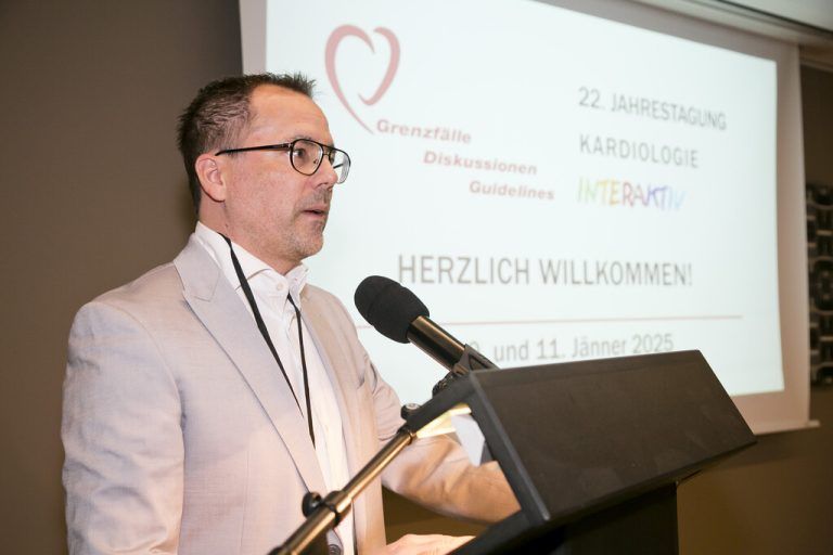 Primar Matthias Frick, Leiter der Abteilung Innere Medizin I am LKH Feldkirch. ⇒KHBG/Mathis