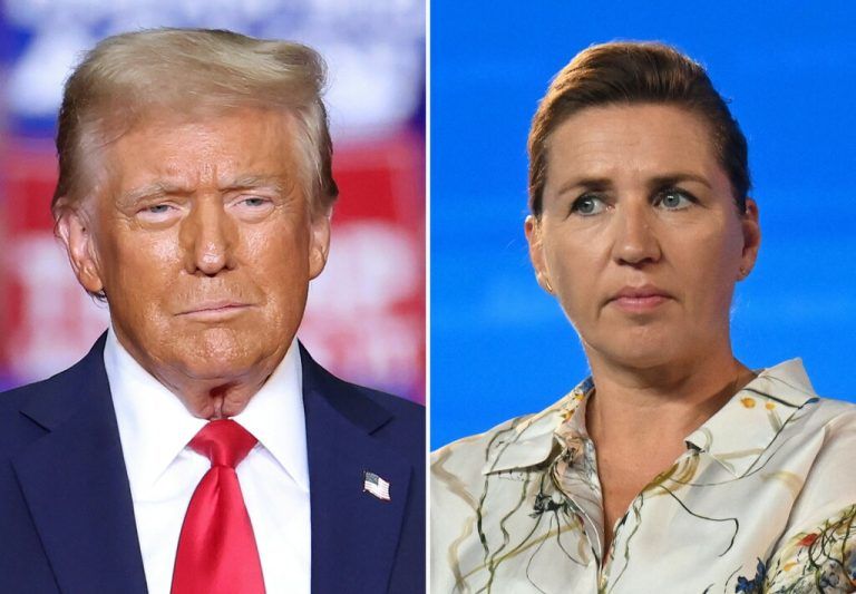 Trump und Frederiksen ⇒apa