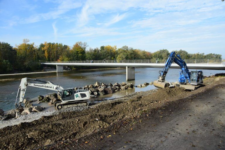 An der Bregenzerach wurden seit 2005 rund 56 Millionen Euro in den Hochwasserschutz gesteckt. ⇒VLK
