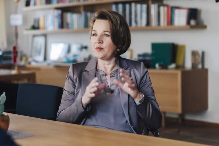 Gemeindeverbandspräsidentin Andrea Kaufmann.⇒Lisa Mathis