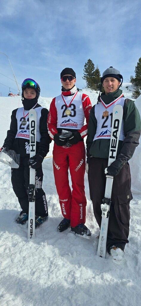 Michael Krojer, Andrin Läber und Jakob Presslauer (v.l.).