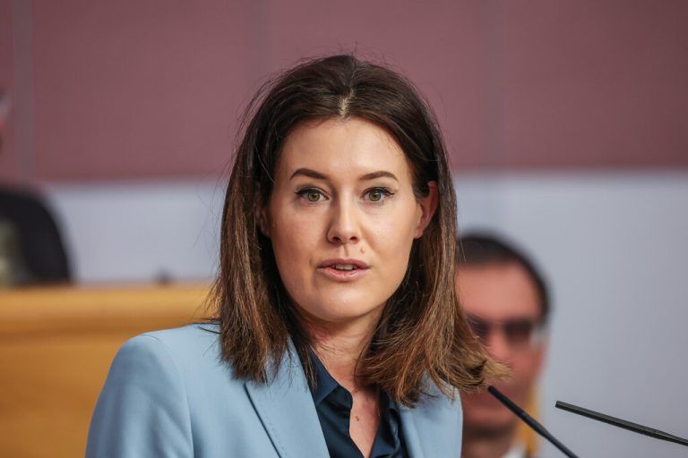 Landessprecherin Claudia Gamon. ⇒Steurer