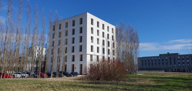 Der Stammsitz von Baumschlager Eberle befindet sich in Lustenau.WPA