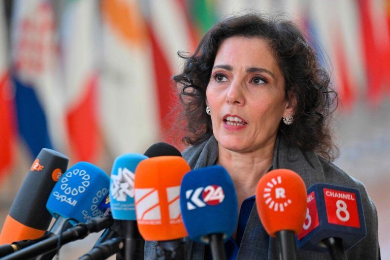 EU-Gleichstellungskommissarin Hadja Lahbib.⇒⇒Nicolas TUCAT / AFP