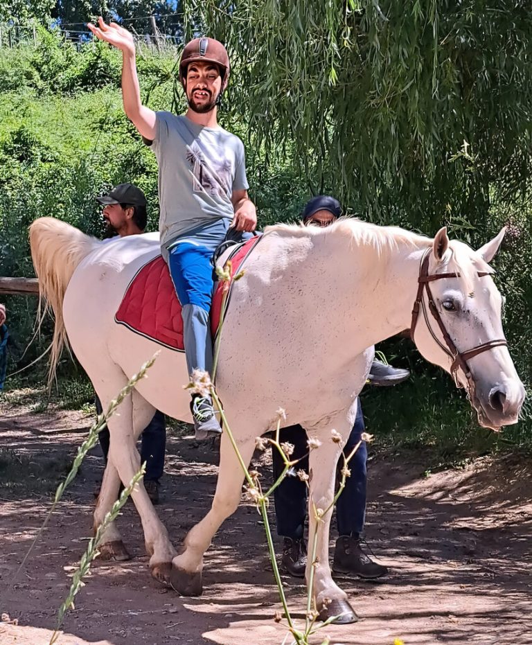 Für Lukas ist die Therapiewoche jedes Jahr ein Highlight.