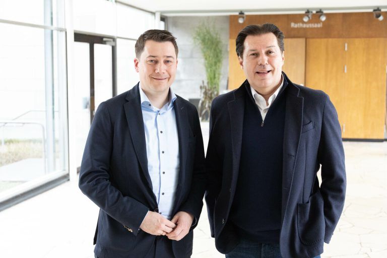 Sie stellen sich am 30. März noch einmal der Wahl: Patrick Wiedl (l.) und Martin Fitz.⇒Klaus Hartinger (3)