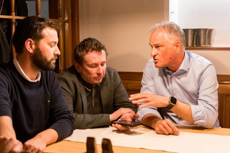 Simon Tschann und Mario Leiter im Gespräch mit der NEUE.⇒Stiplovsek