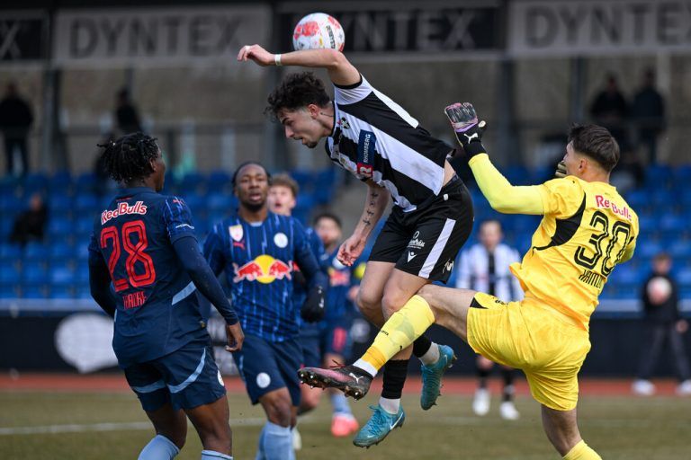 SW Bregenz hatte die Partie gegen Liefering unter Kontrolle und führte verdient mit 2:0.⇒GEPA/Lerch