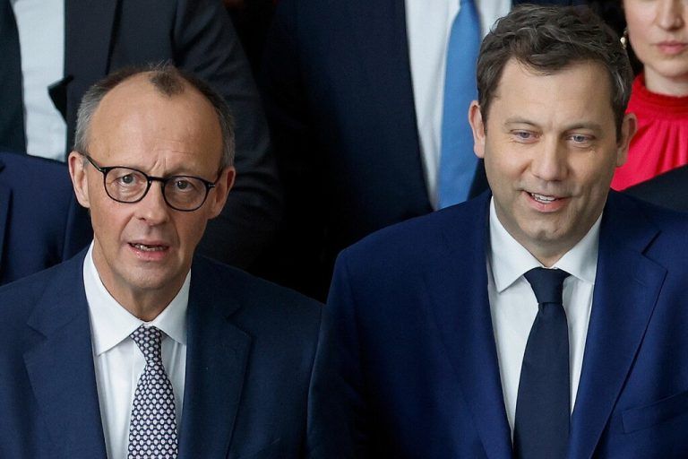 CDU-Chef Merz und SPD-Chef Klingbeil. ⇒AFP