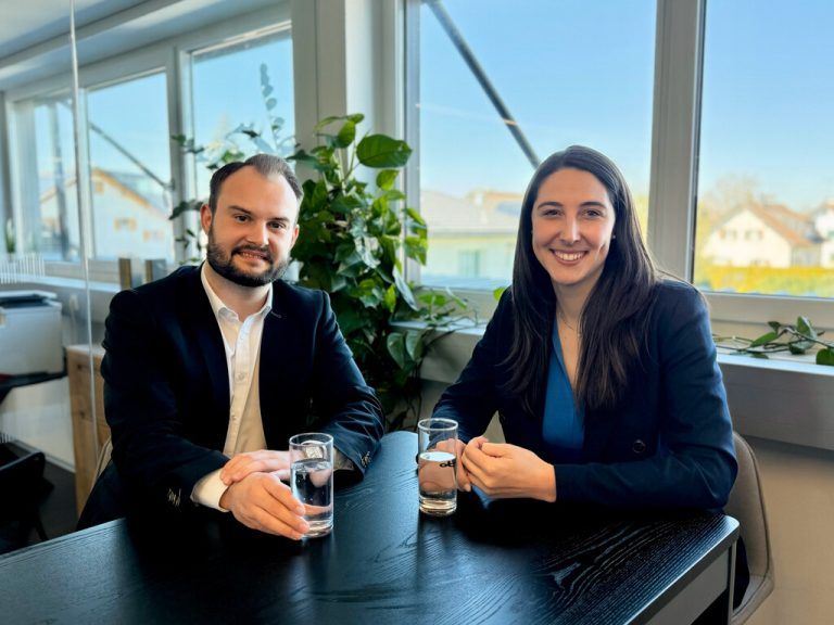 Julian Bitsche und Sophia Kircher in Bregenz. ⇒JVP