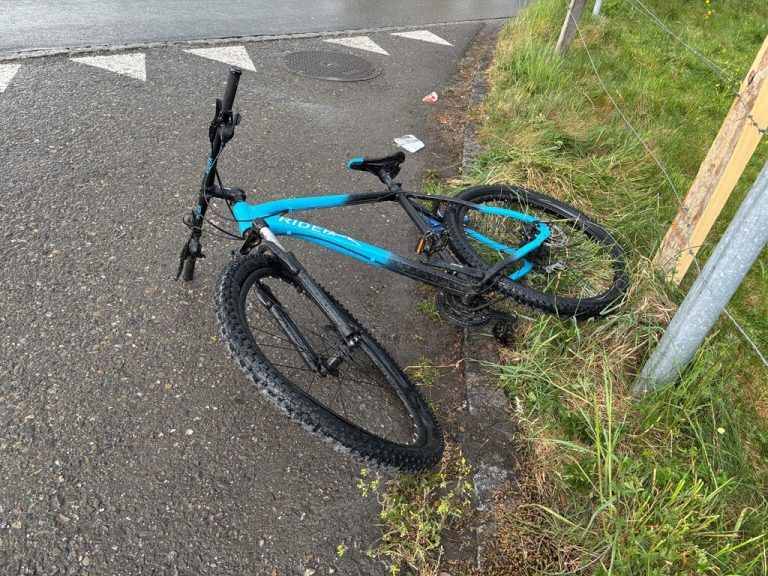 Mit diesem Fahrrad verunfallte der 33-Jährige.⇒kantonspolizei sankt gallen