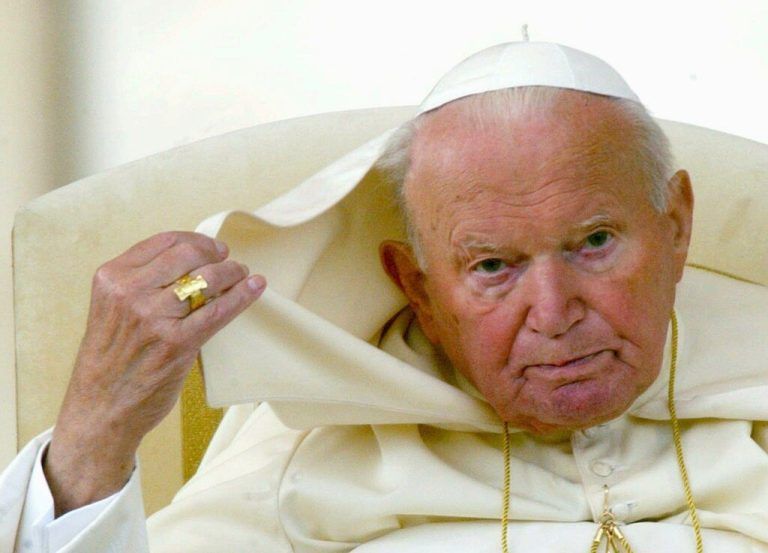 Papst Johannes Paul II. war der erste Pole auf dem Papstthron.⇒schiavella