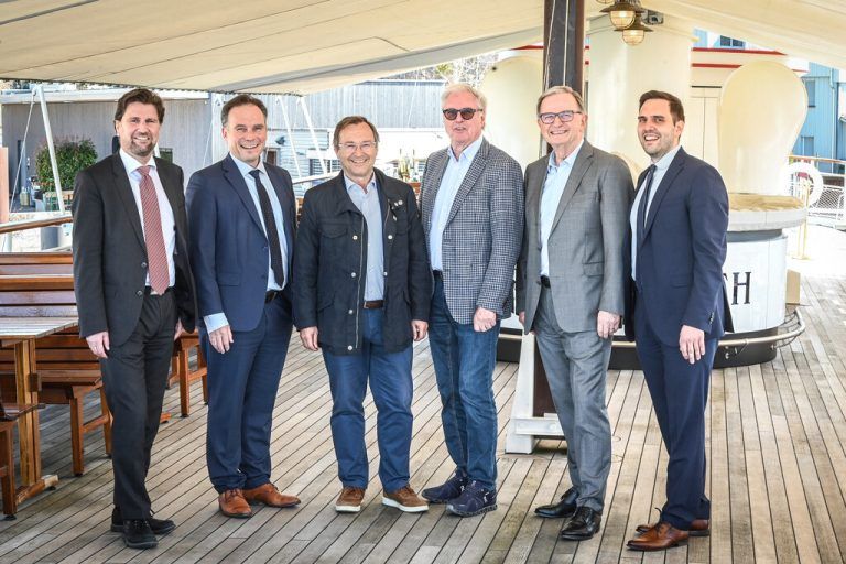 V.l.: Michel Haller, Michael Amann, Werner Böhler, Karl Waltle, Karlheinz Kopf und Lukas Lenz. ⇒wkv/udo mittelberger