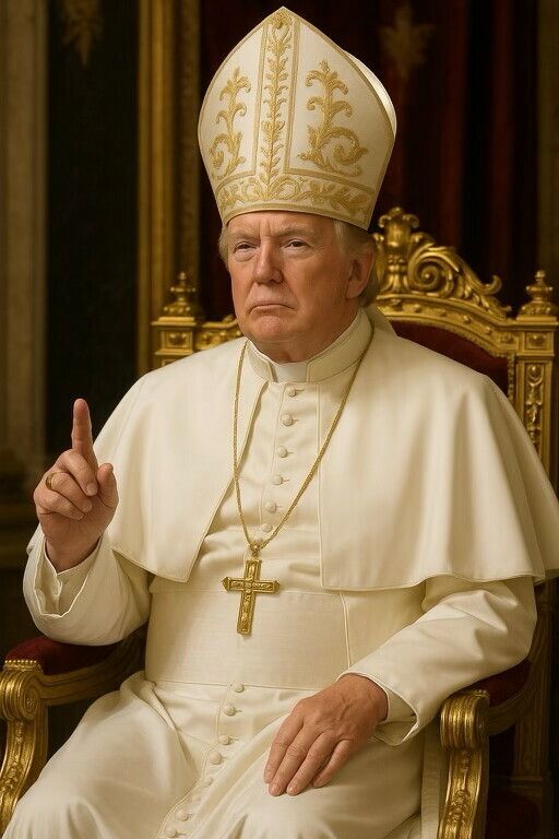Das Bild, das der US-Präsident auf „Truth Social“ teilte, ist offensichtlich von künstlicher Intelligenz generiert.⇒truth social/donald j. trump