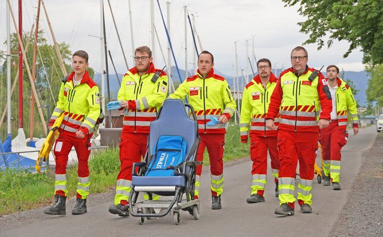 Die Rotkreuz-Mitarbeitenden sind rund um die Uhr im Einsatz.⇒Rotes kreuz vorarlberg (3)