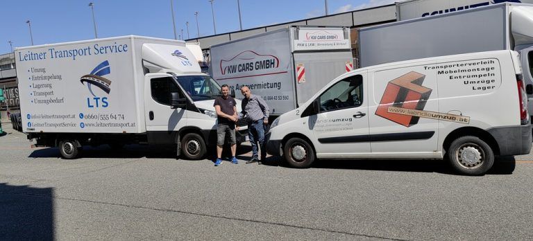 Kai Leitner (l.) übernimmt die Umzugssparte von Aydin Yildiz. ⇒wpa