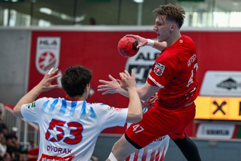 Lukas Fritsch vertrat den gesperrten Ivan Horvat. ⇒GEPA/Lerch (2)