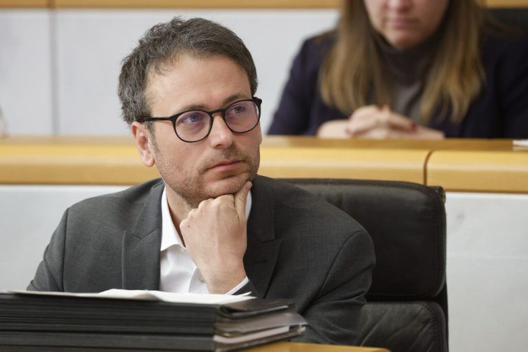Daniel Zadra, Klubobmann der Grünen im Landtag. ⇒Shourot