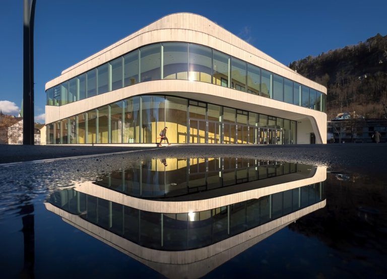 Das Montforthaus in Feldkirch.⇒stiplovsek