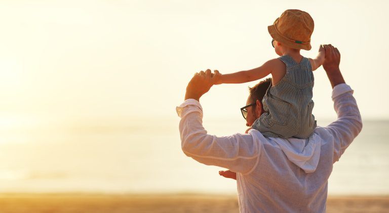 Der Vatertag hat seinen Ursprung in den USA.⇒shutterstock