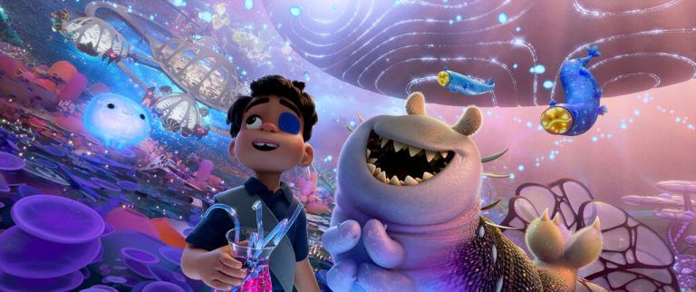 Elio als offizieller Botschafter der Erde. ⇒disney