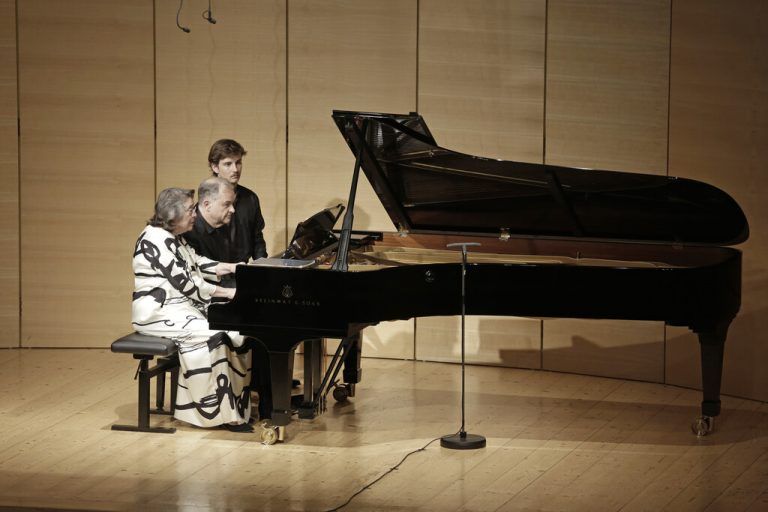 Elisabeth Leonskaja und Julius Drake.⇒Schubertiade