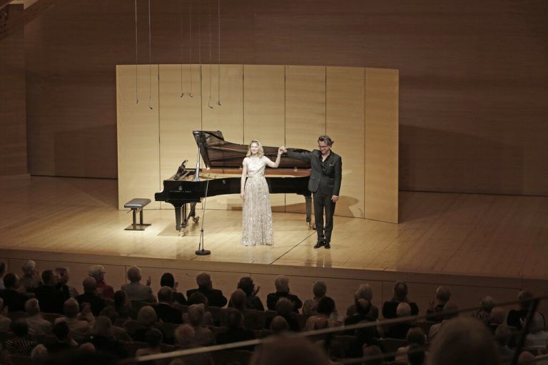 Erika Baikoff und Daniel Heide.⇒Schubertiade