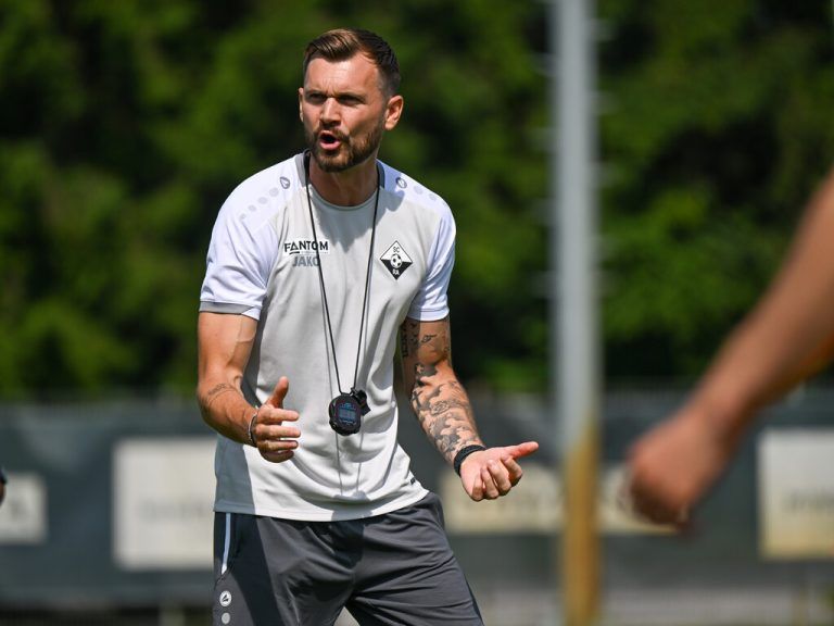 Fabio Ingolitsch durfte in Altach bleiben, neu sind Sportkoordinator Eric Orie (rundes Bild) und darunter Patrick Greil.