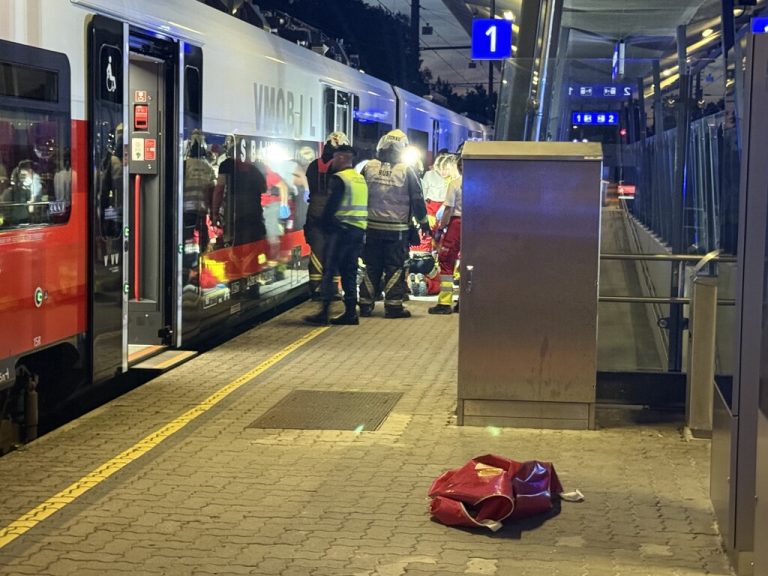 Nach aktuellem Stand wurde die Frau nur leicht verletzt. ⇒Vlach