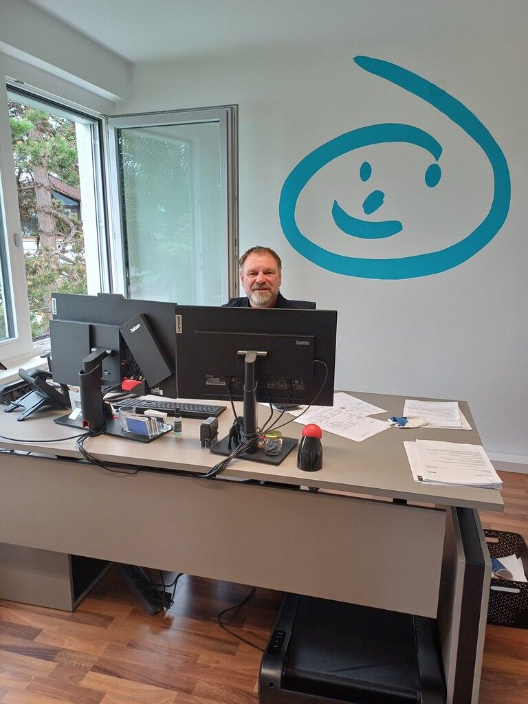 Der neue Stadtrat Valentin Sottopietra in seinem Personalbüro.⇒rob