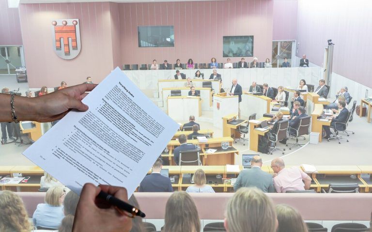 Die Änderungen im „Vorarlberg Kodex“ standen gestern in erster Lesung auf der Tagesordnung der Landtagssitzung.steurer, apa, canva⇒