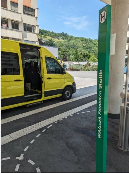 Die Fahrgastzahlen des Shuttle-Busses gingen konstant zurück. ⇒Wildpark Feldkirch