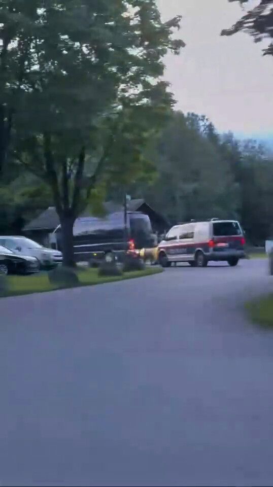 Ein Leserreporter dokumentierte den Einsatz in Rankweil.⇒Screenshot