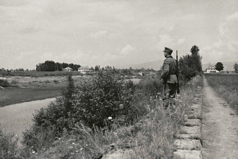 Grenzstreife beim Hohenemser Bad, August 1943.⇒Jüdisches Museum