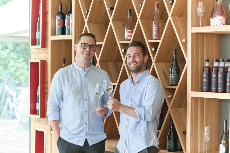 Roman Ender und Josef Hornstein sind die Eigentümer von Thurnher Weine.⇒Thurnher Weine