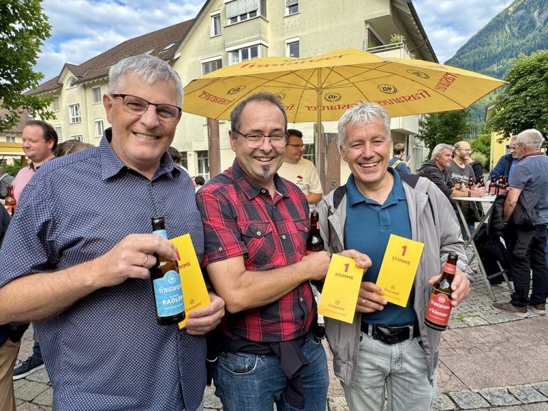 Roman Schedler, Gerhard Erne und Artur Gaßner.⇒Lutz (6)