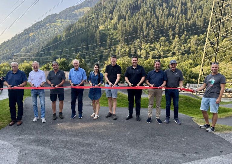 Der neue Pumptrack im Silvretta Park Montafon wurde offiziell eröffnet.⇒Franz Lutz (7)