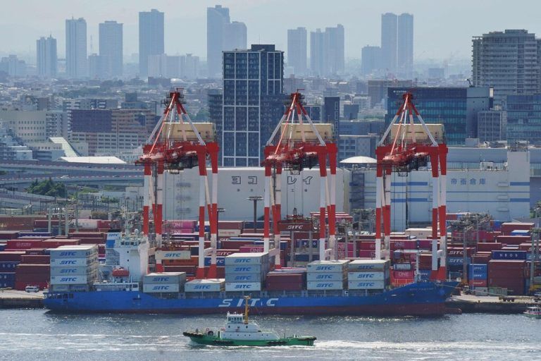 Die exportabhängige japanische Wirtschaft ist kräftig gewachsen.⇒afp/nogi