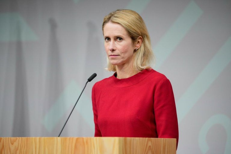 EU-Außenbeauftragte Kaja Kallas.⇒APA/AFP/Ritzau Scanpix/EMIL HELMS