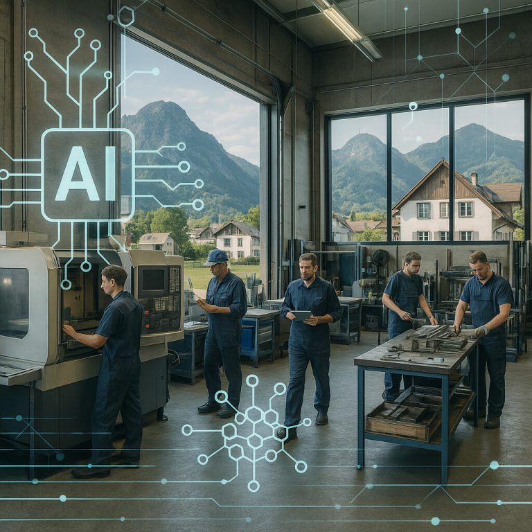 In Vorarlbergs Betrieben ist der Einsatz von Künstlicher Intelligenz noch sehr unterschiedlich. ⇒Chatgpt, ubit, wifi, Russmedia, Privat