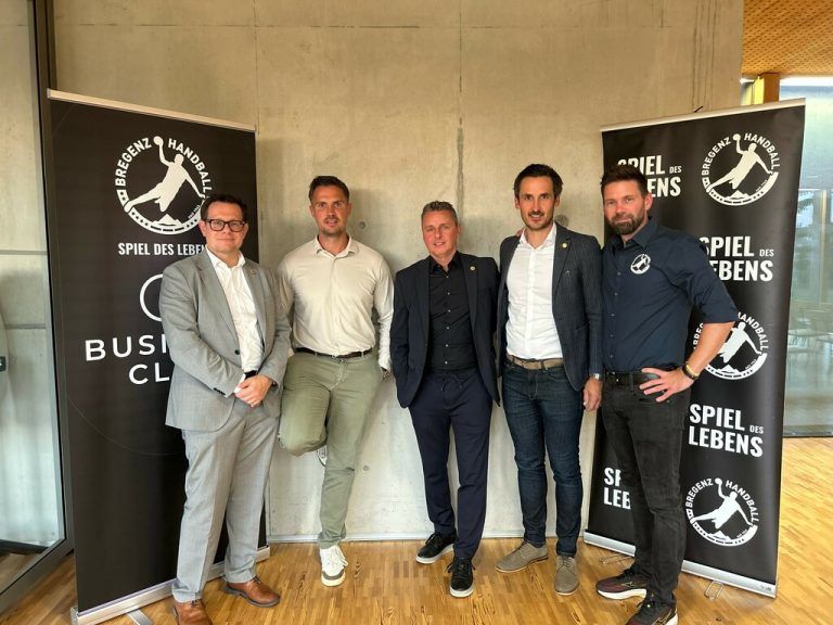 Rupert Manhart, Florian Wassel, Andreas Grabher Meier, Mario Bischof und Björn Tyrner.
