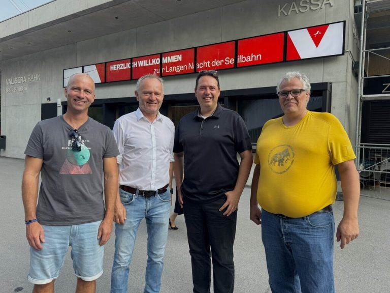 Thomas Ettenberger, Peter Marko, Manuel Bitschnau und Tobias Stergiotis (v.l.).⇒Lutz (6)