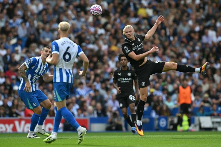 Am Sonntag wartet auf ManCity das Heimderby gegen United.⇒AFP