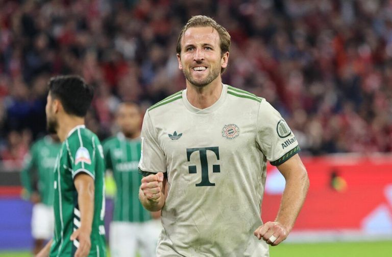 Die Bayern streben eine Verlängerung mit Harry Kane an.⇒AFP