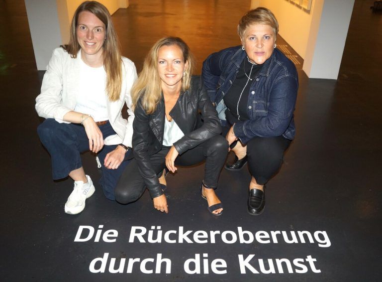 Die Damen der Dornbirner Kulturabteilung Isabelle Drexel, Christiane Zaunmair und Christa Kohler.⇒Ritter (7)