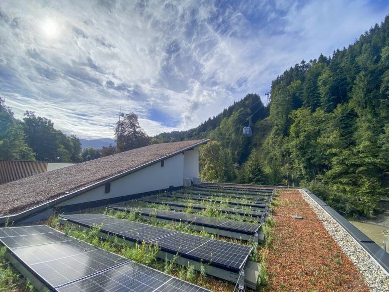 Die neue „grüne“ Talstation.⇒Da costa