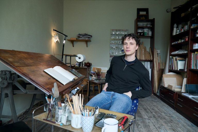 Emmanuel Troy in seinem Atelier. ⇒ritsch