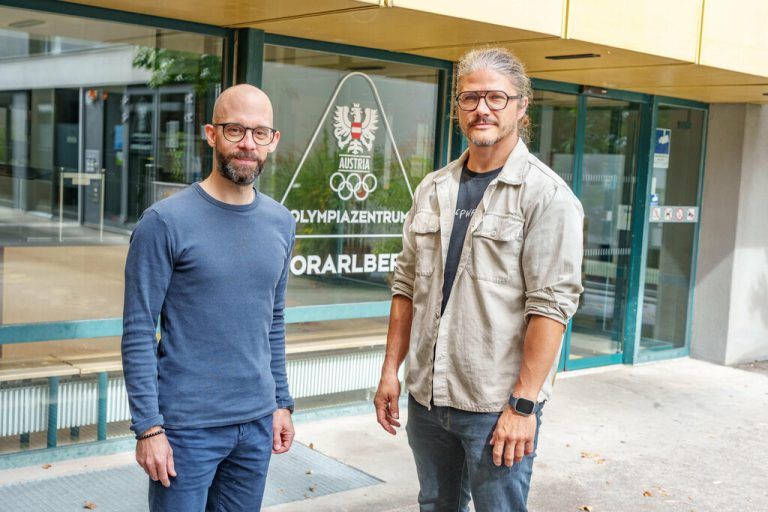 Marc Philippe und Marc Sohm empfangen die NEUE zum Gespräch. ⇒Dietmar Stiplovsek
