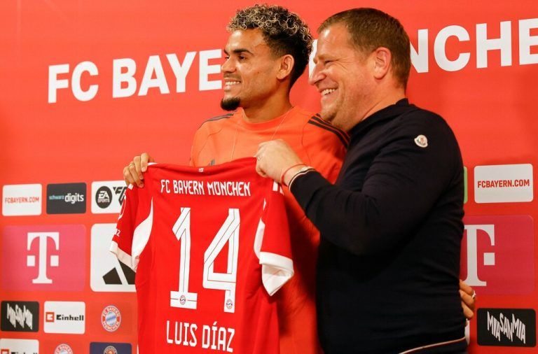 Max Eberl lotste unter anderem Luis Diaz zum FCB. ⇒AFP